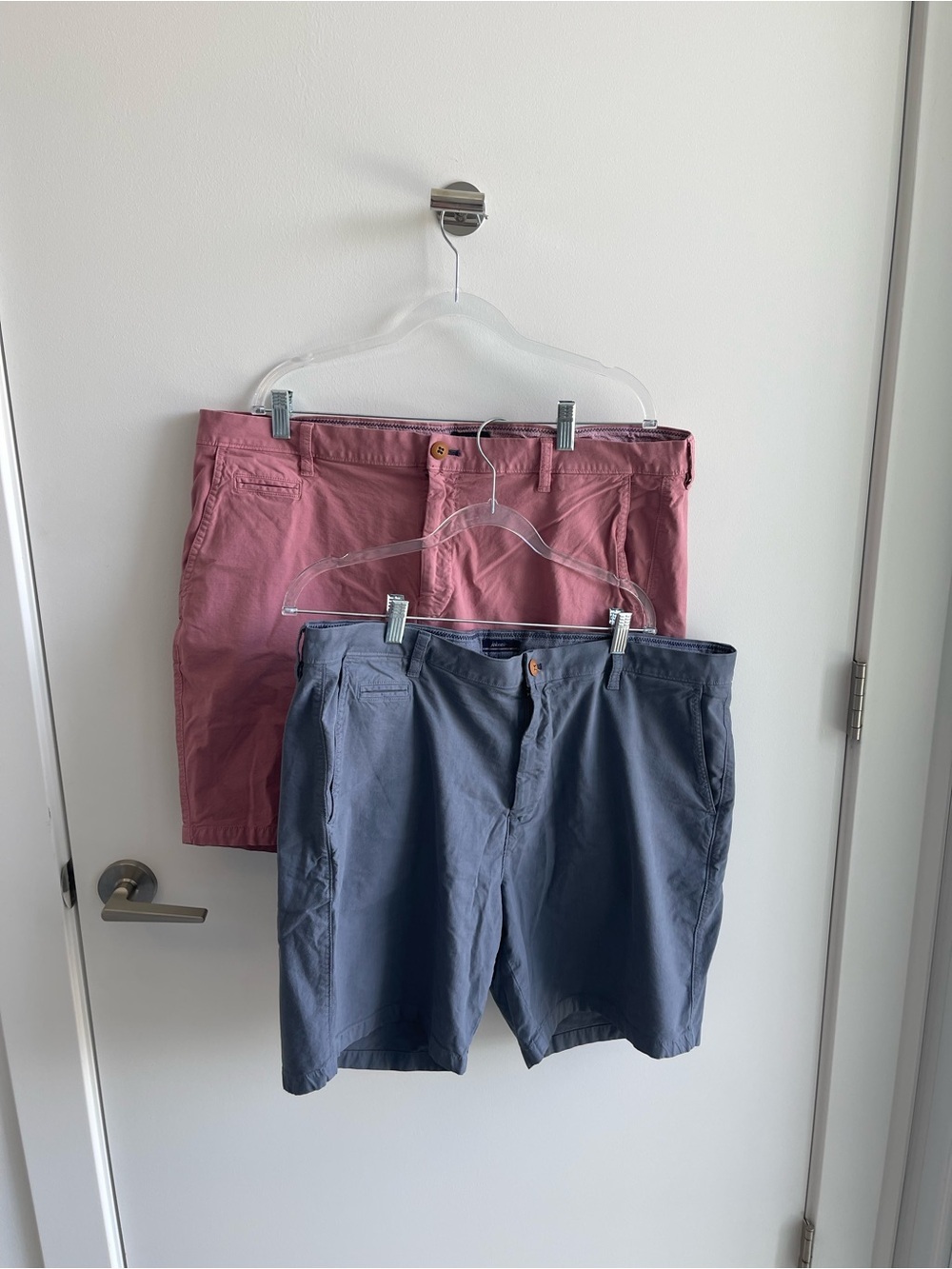Johnnie Men’s Pink and Blue  Shorts